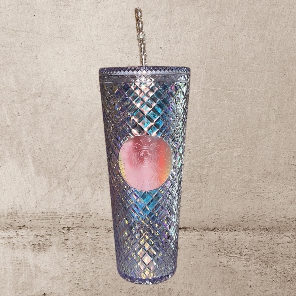 Brand New Starbucks 2022 Holiday Iridescent Unicorn Jewel Venti 24oz Tumbler